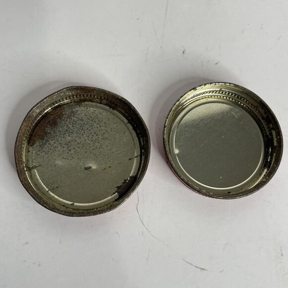 2 Vintage FLAVOR BUDS 100% PURE COFFEE GLASS BOTTLES / JAR Original Lids - Picture 9 of 11